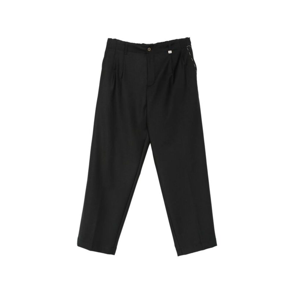 Myths Black Trousers - Regular & Straight-Leg Trousers Men
